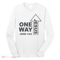 One Way Jesus Christian Long Sleeve Shirt thumb 0
