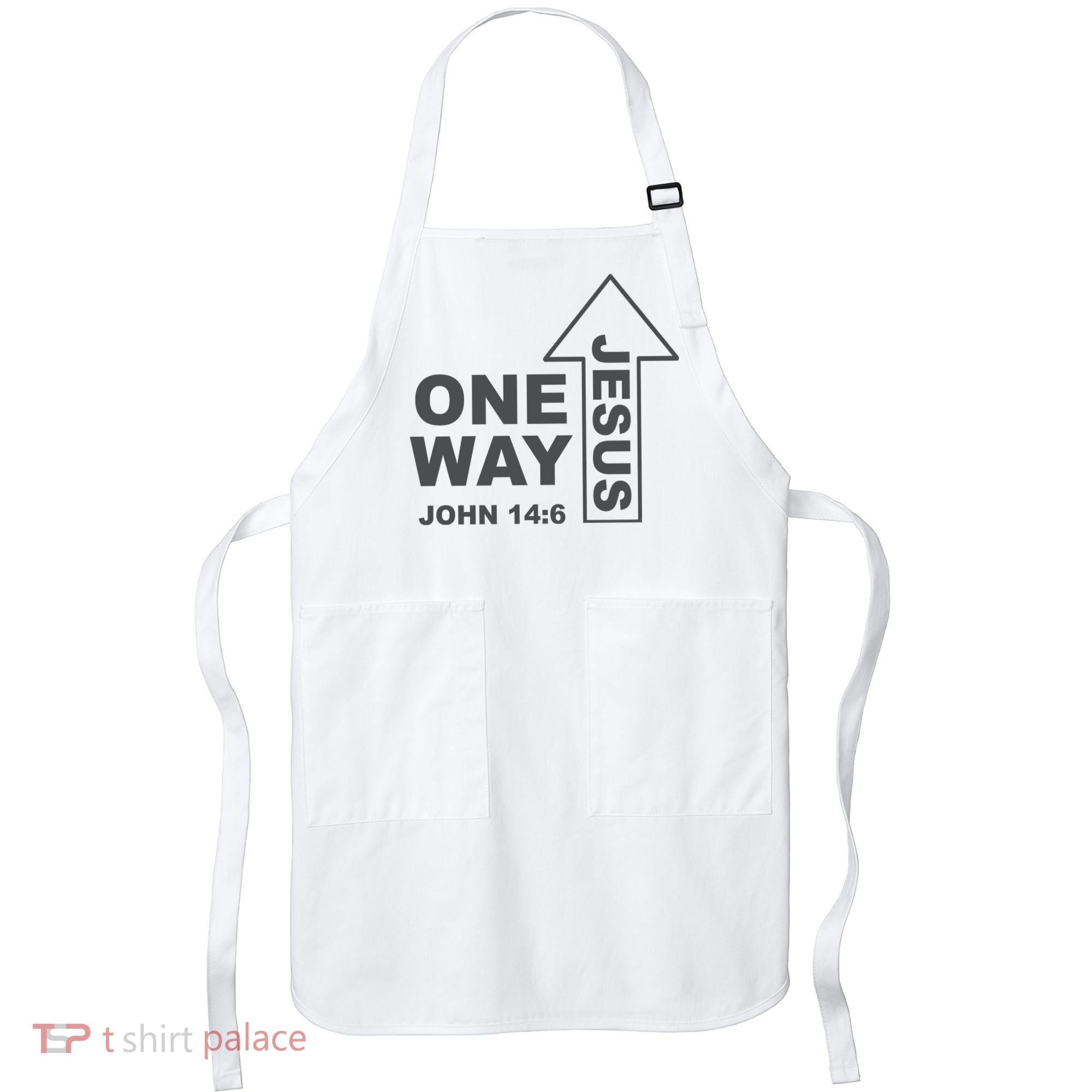 One Way Jesus Christian Apron