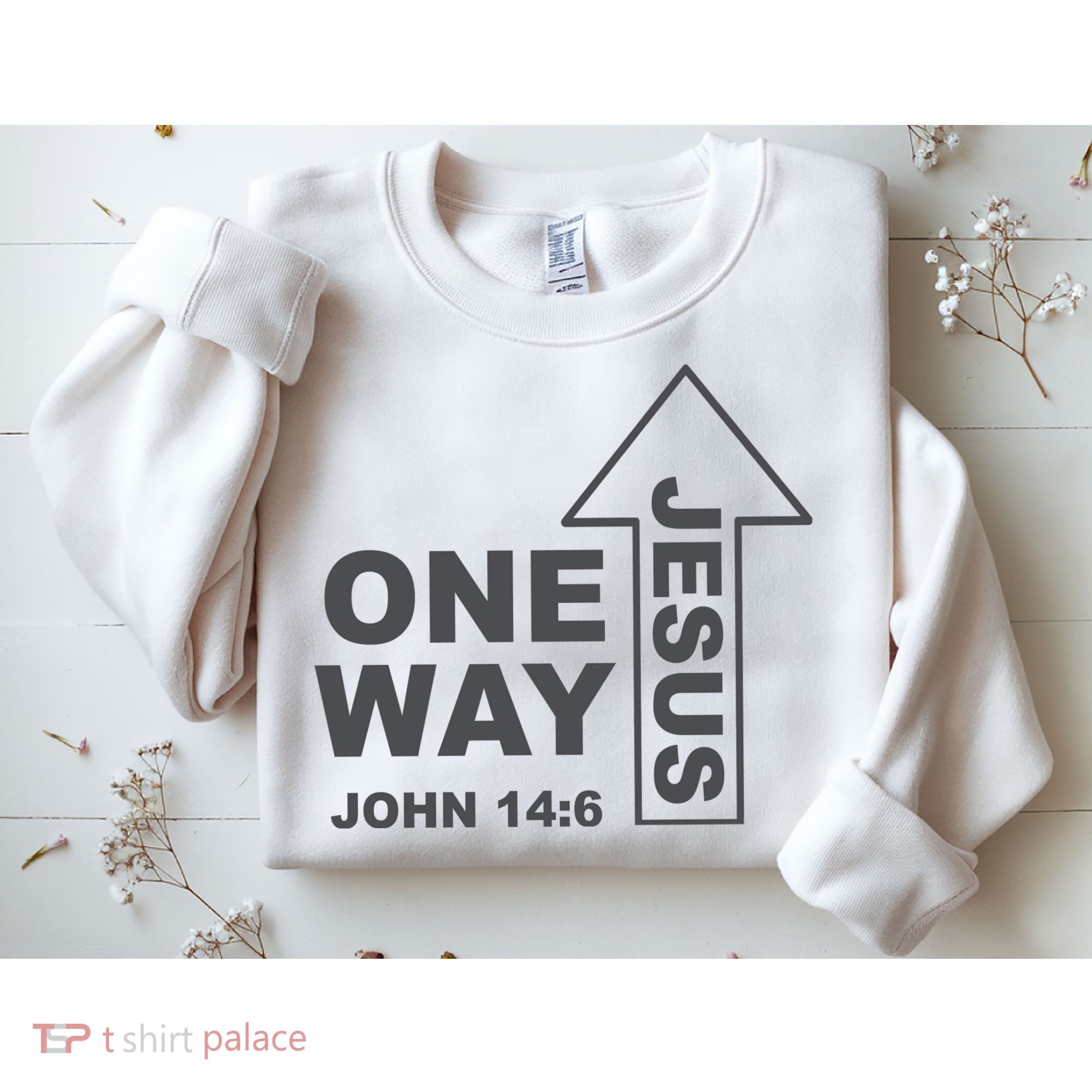 One Way Jesus Christian Sweatshirt