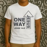 One Way Jesus Christian T-Shirt thumb 3
