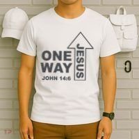 One Way Jesus Christian T-Shirt thumb 6