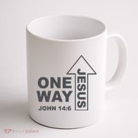 One Way Jesus Christian Coffee Mug thumb 1