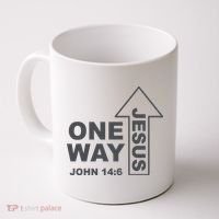 One Way Jesus Christian Coffee Mug thumb 0
