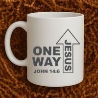 One Way Jesus Christian Coffee Mug thumb 2