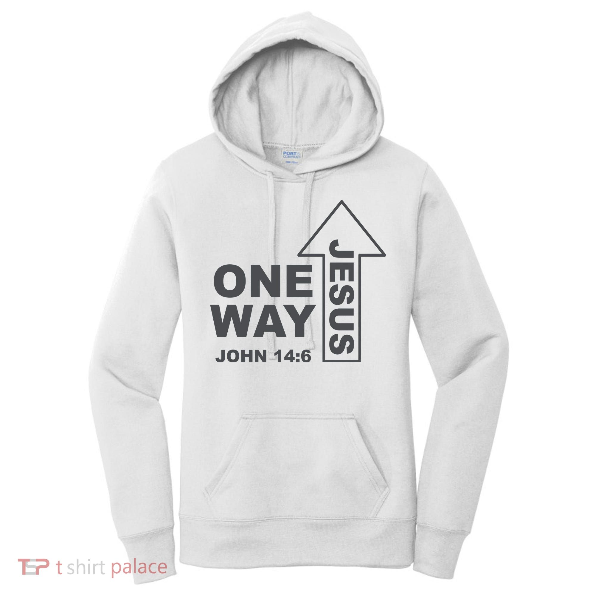 One Way Jesus Christian Women's Hoodie