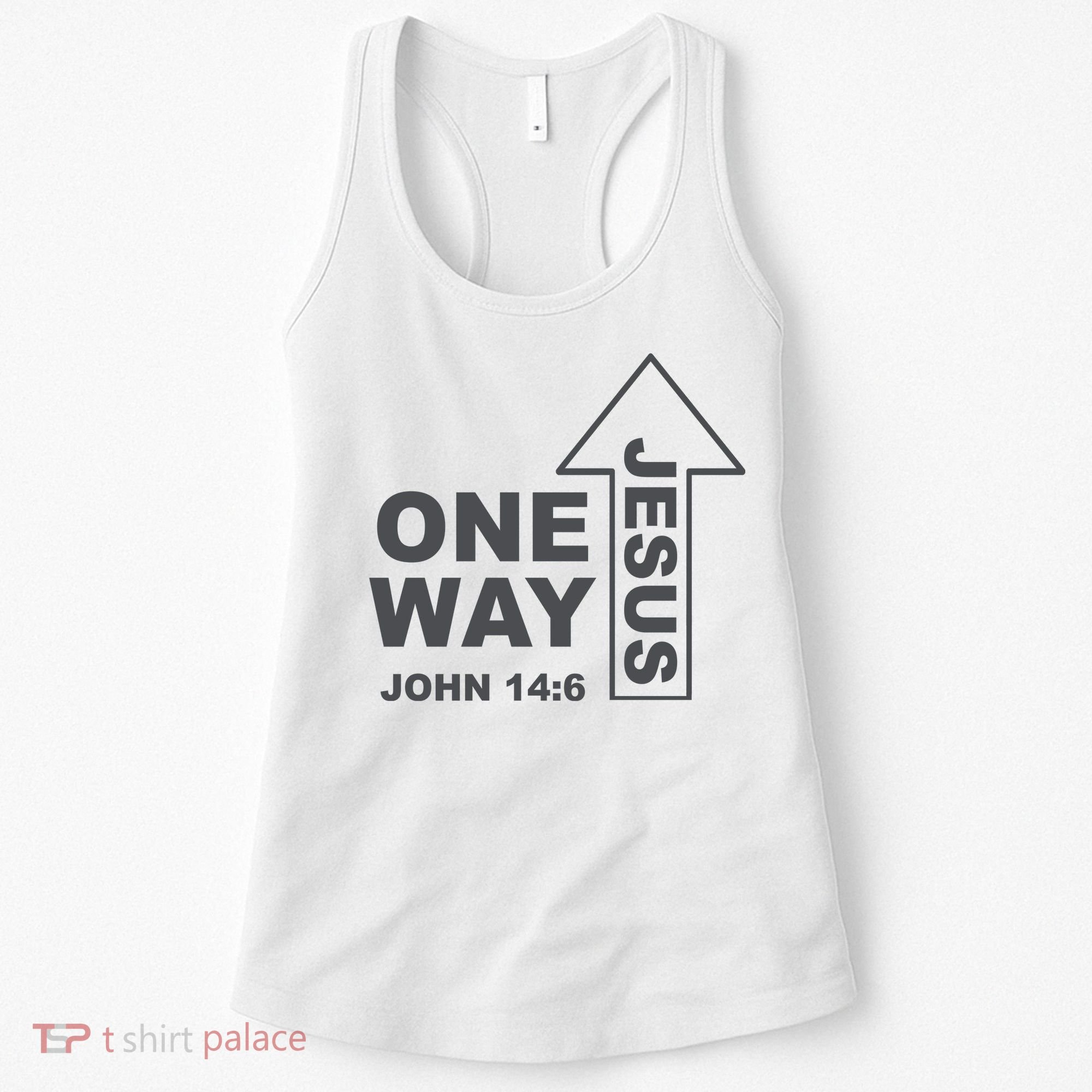 One Way Jesus Christian Women's Tank Top