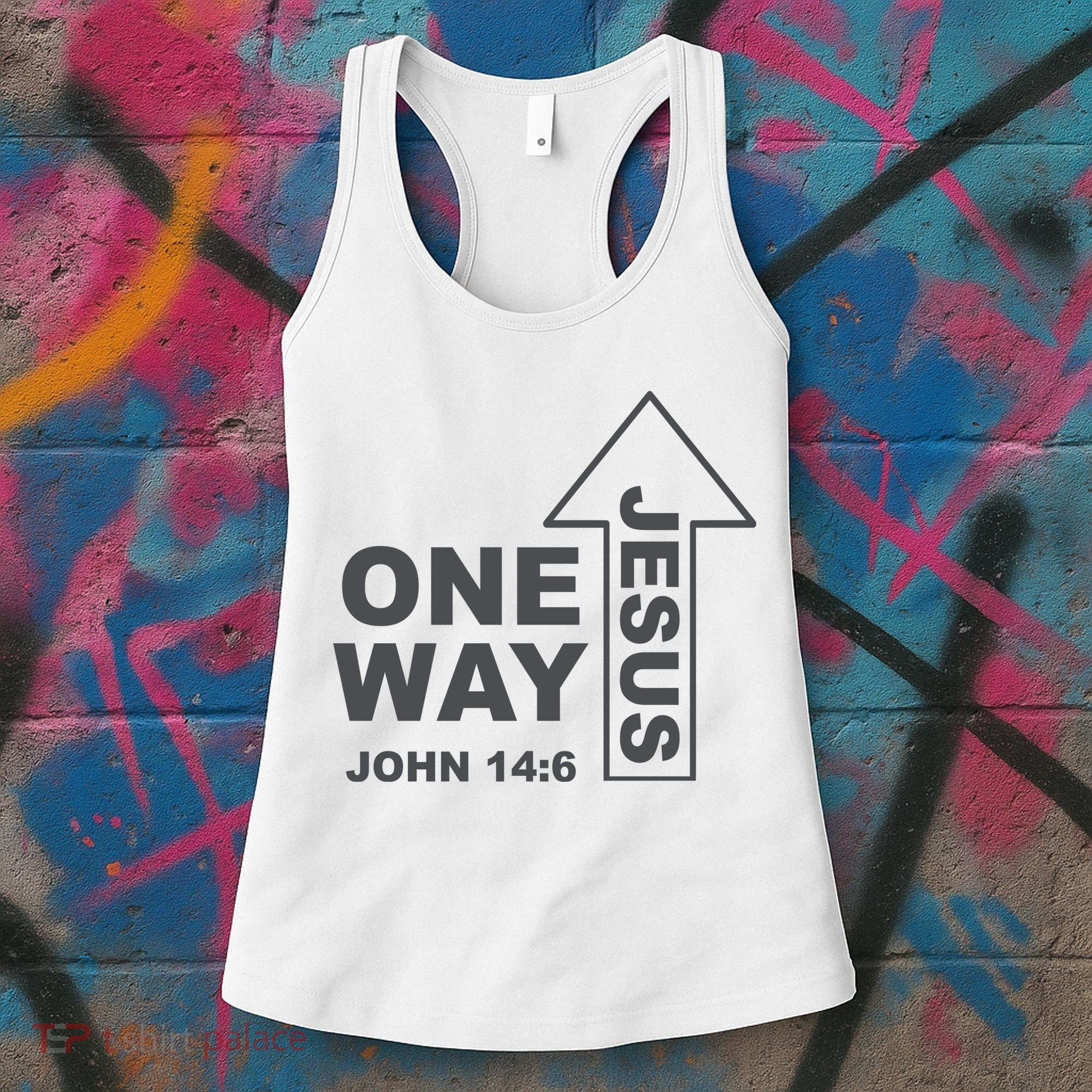 One Way Jesus Christian Women's Tank Top