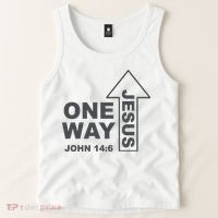 One Way Jesus Christian Tank Top thumb 2