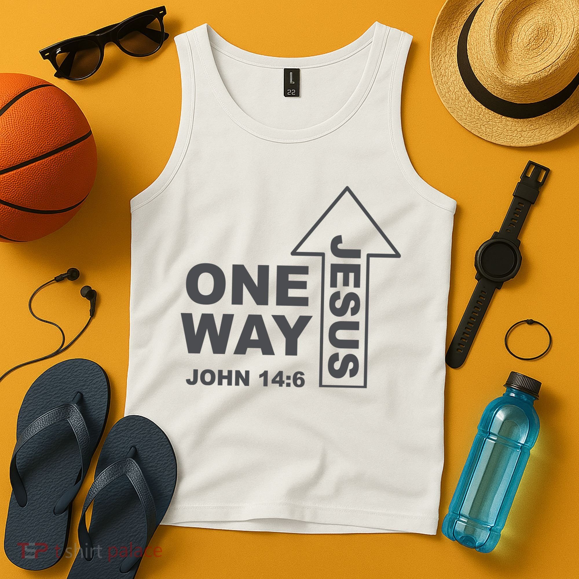 One Way Jesus Christian Tank Top