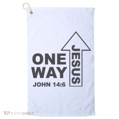 One Way Jesus Christian Golf Towel