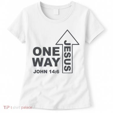One Way Jesus Christian Women's T-Shirt