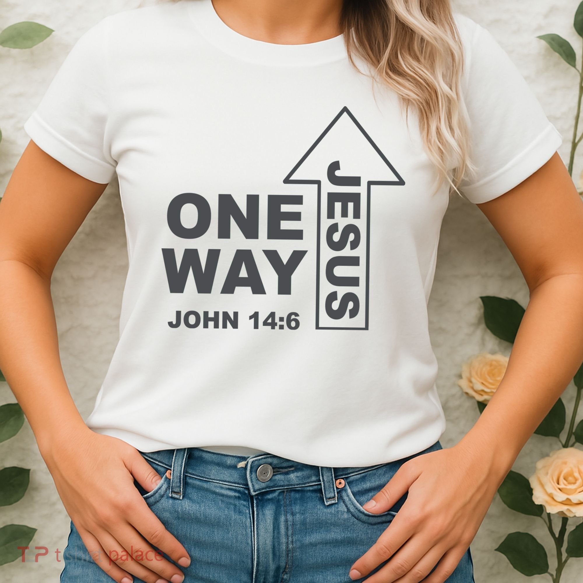 One Way Jesus Christian Women's T-Shirt
