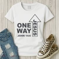 One Way Jesus Christian Women's T-Shirt thumb 3