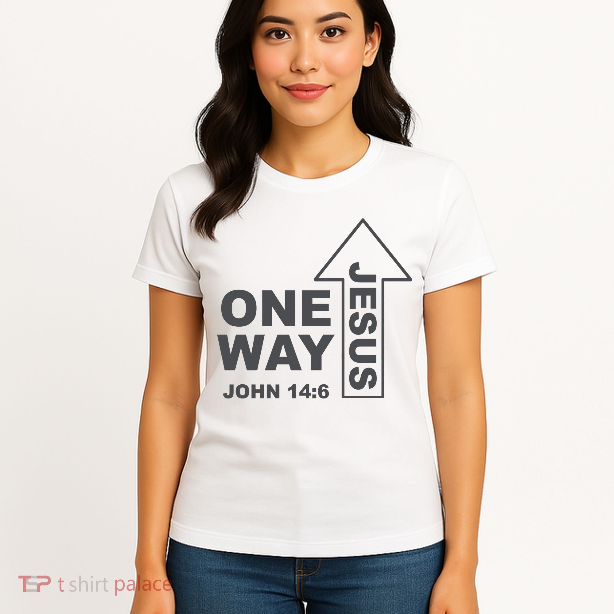 One Way Jesus Christian Women's T-Shirt