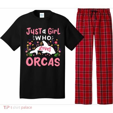 Orca Whale Just A Girl Who Loves Orcas Pajama Set