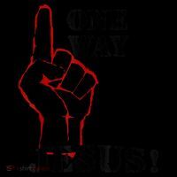 One Way Jesus People Christian Revolution Finger Up Retro Coffee Mug thumb 5