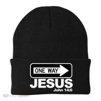 One Way John 146 Jesus Beanie thumb 0
