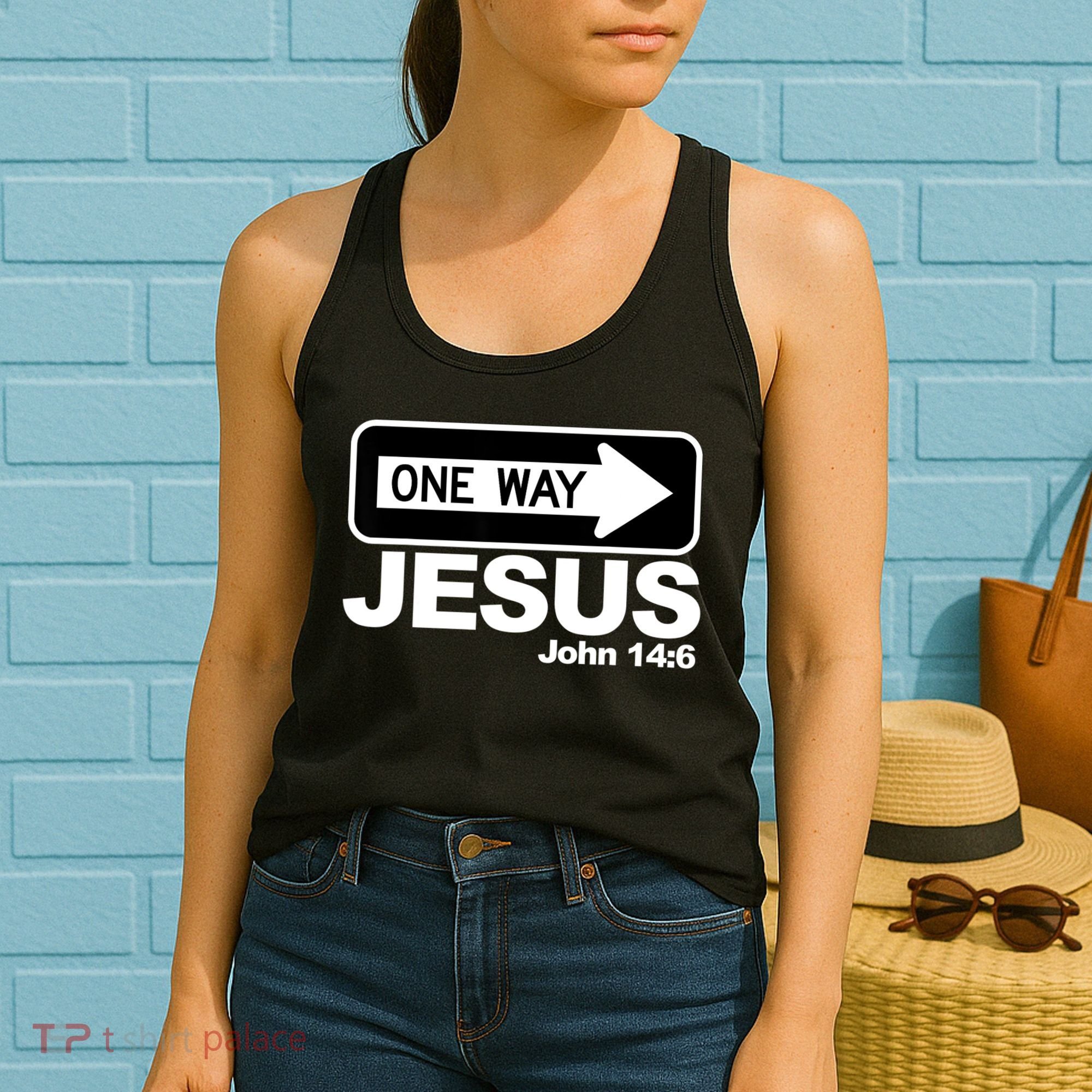 One Way John 146 Jesus Women's Tank Top