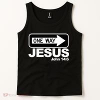 One Way John 146 Jesus Tank Top thumb 2