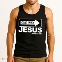 One Way John 146 Jesus Tank Top thumb 3