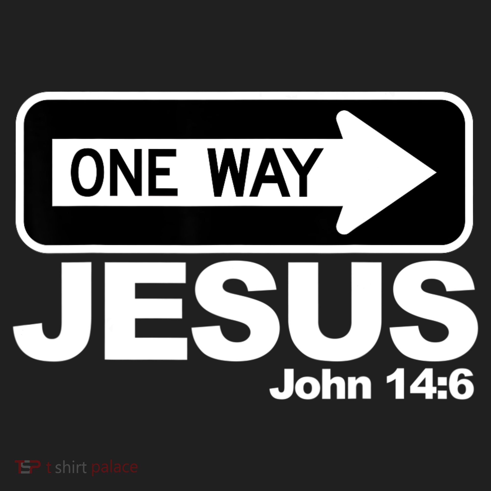 One Way John 146 Jesus Golf Towel