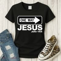 One Way John 146 Jesus Women's T-Shirt thumb 3