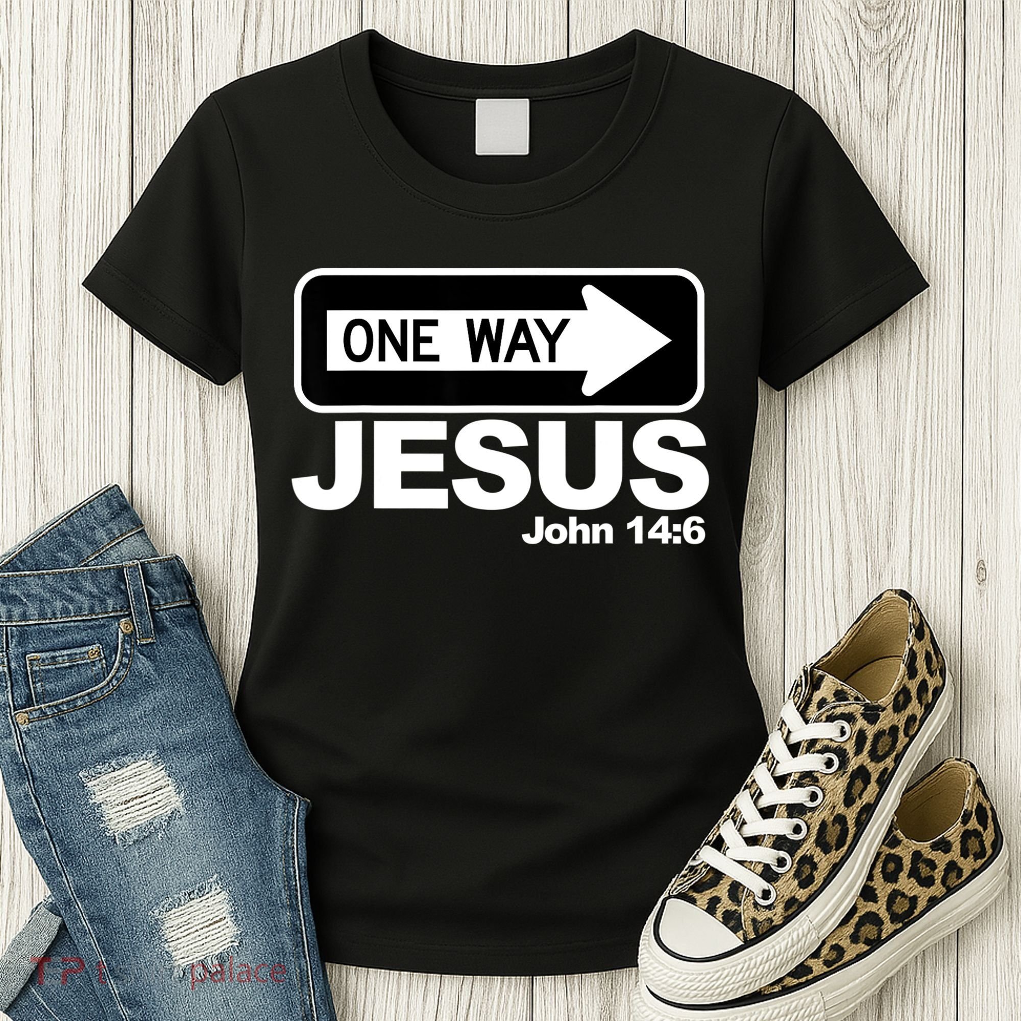 One Way John 146 Jesus Women's T-Shirt