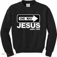 One Way John 146 Jesus Kids Sweatshirt thumb 0