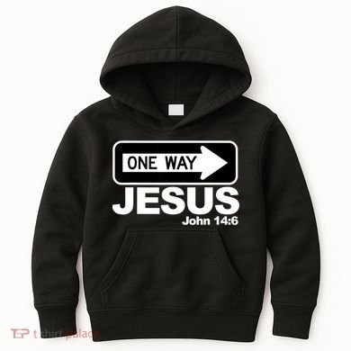 One Way John 146 Jesus Kids Hoodie