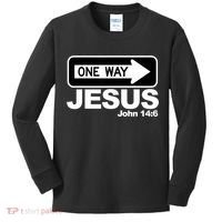 One Way John 146 Jesus Kids Long Sleeve Shirt thumb 0