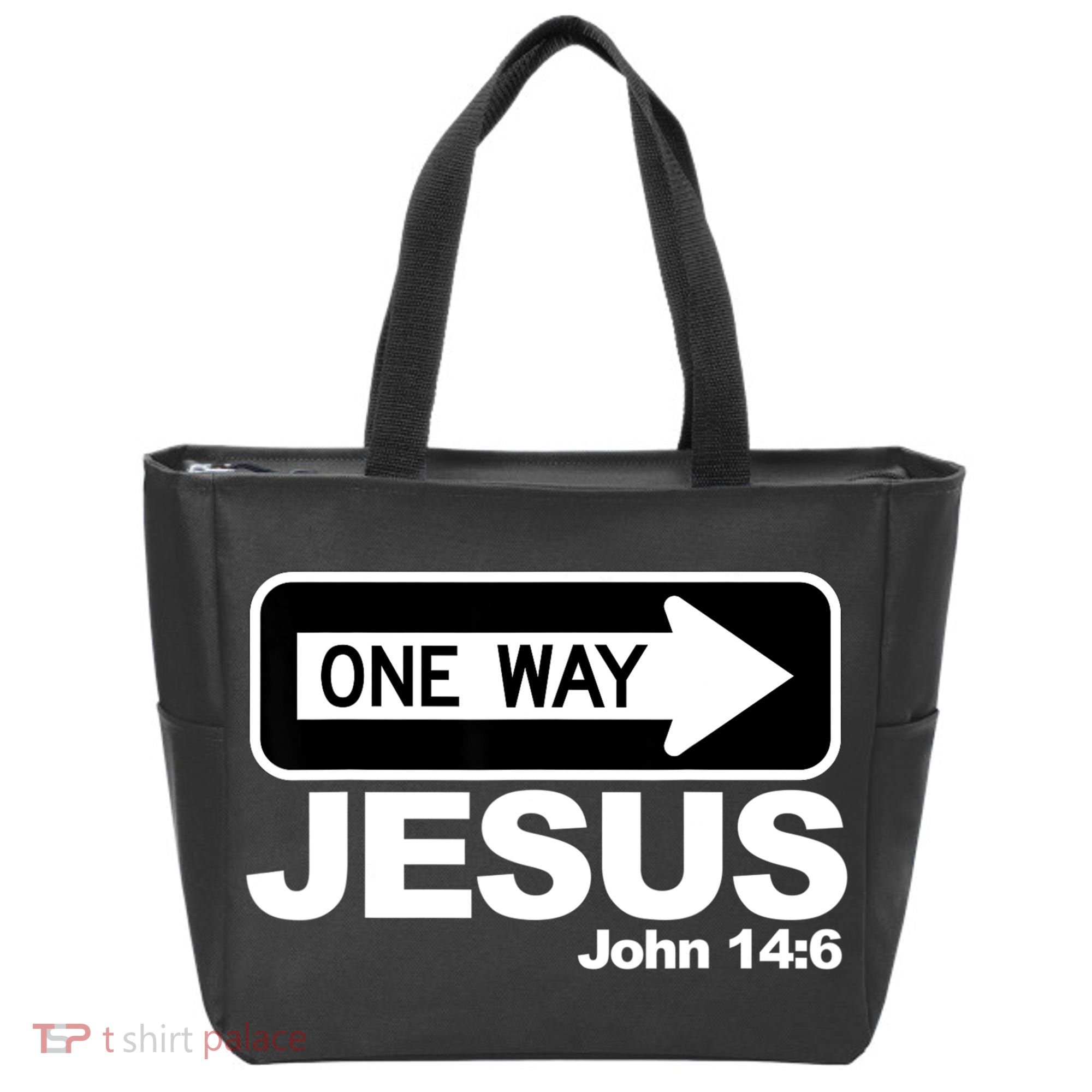 One Way John 146 Jesus Tote Bag