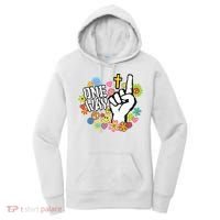 One Way Jesus People Christian Revolution Finger Up Retro Women's Hoodie thumb 0