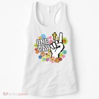 One Way Jesus People Christian Revolution Finger Up Retro Women's Tank Top thumb 0
