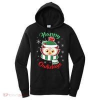 Owl Christmas Happy Owlidays Women's Hoodie thumb 0