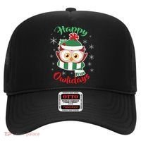 Owl Christmas Happy Owlidays Hat thumb 0