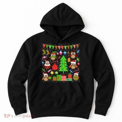 Owl Christmas Party Mashup Hoodie