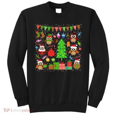 Owl Christmas Party Mashup Sweatshirt