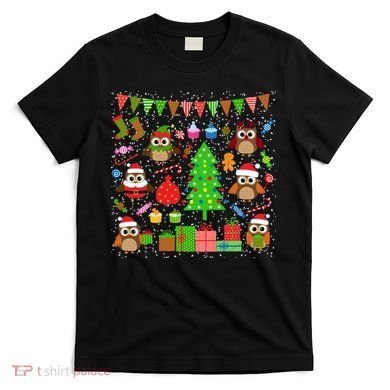 Owl Christmas Party Mashup T-Shirt