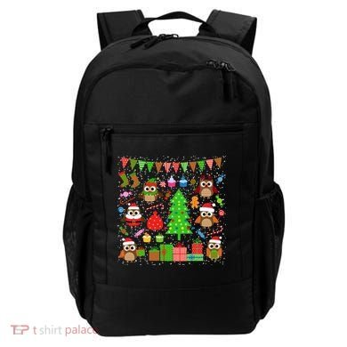 Owl Christmas Party Mashup Backpack