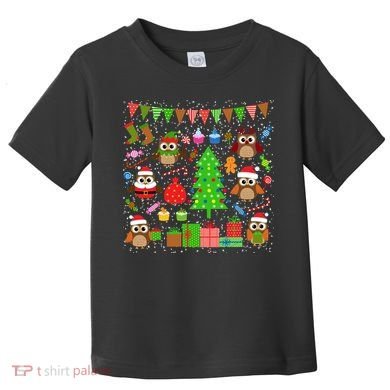 Owl Christmas Party Mashup Toddler T-Shirt
