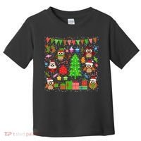 Owl Christmas Party Mashup Toddler T-Shirt thumb 0