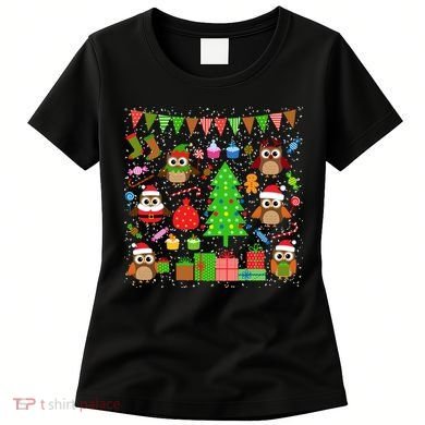 Owl Christmas Party Mashup Women's T-Shirt
