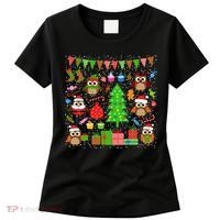 Owl Christmas Party Mashup Women's T-Shirt thumb 0