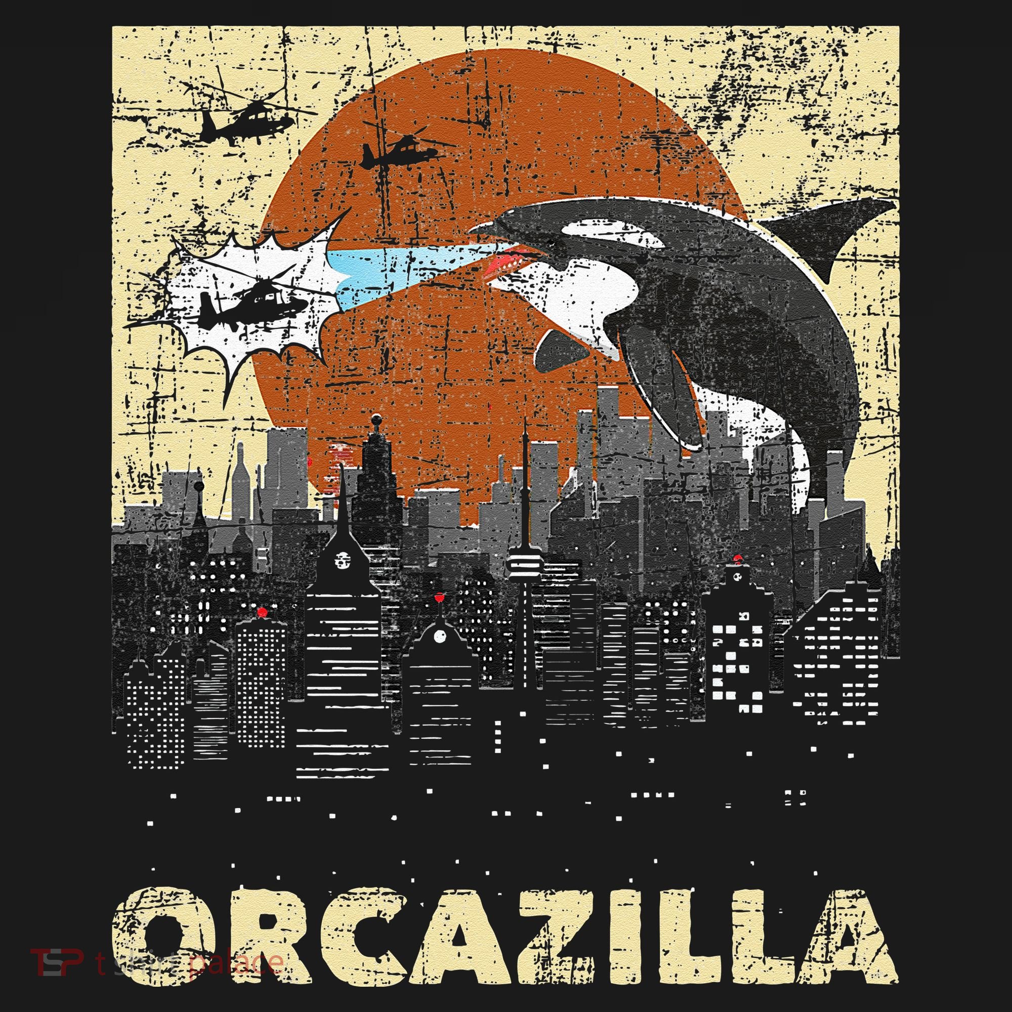 Orcazilla Whale Lover Ocean Marine Biologist Whales Hoodie