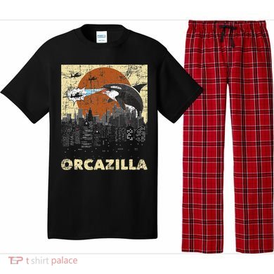 Orcazilla Whale Lover Ocean Marine Biologist Whales Pajama Set