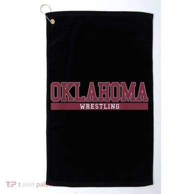Oklahoma Wrestling Golf Towel