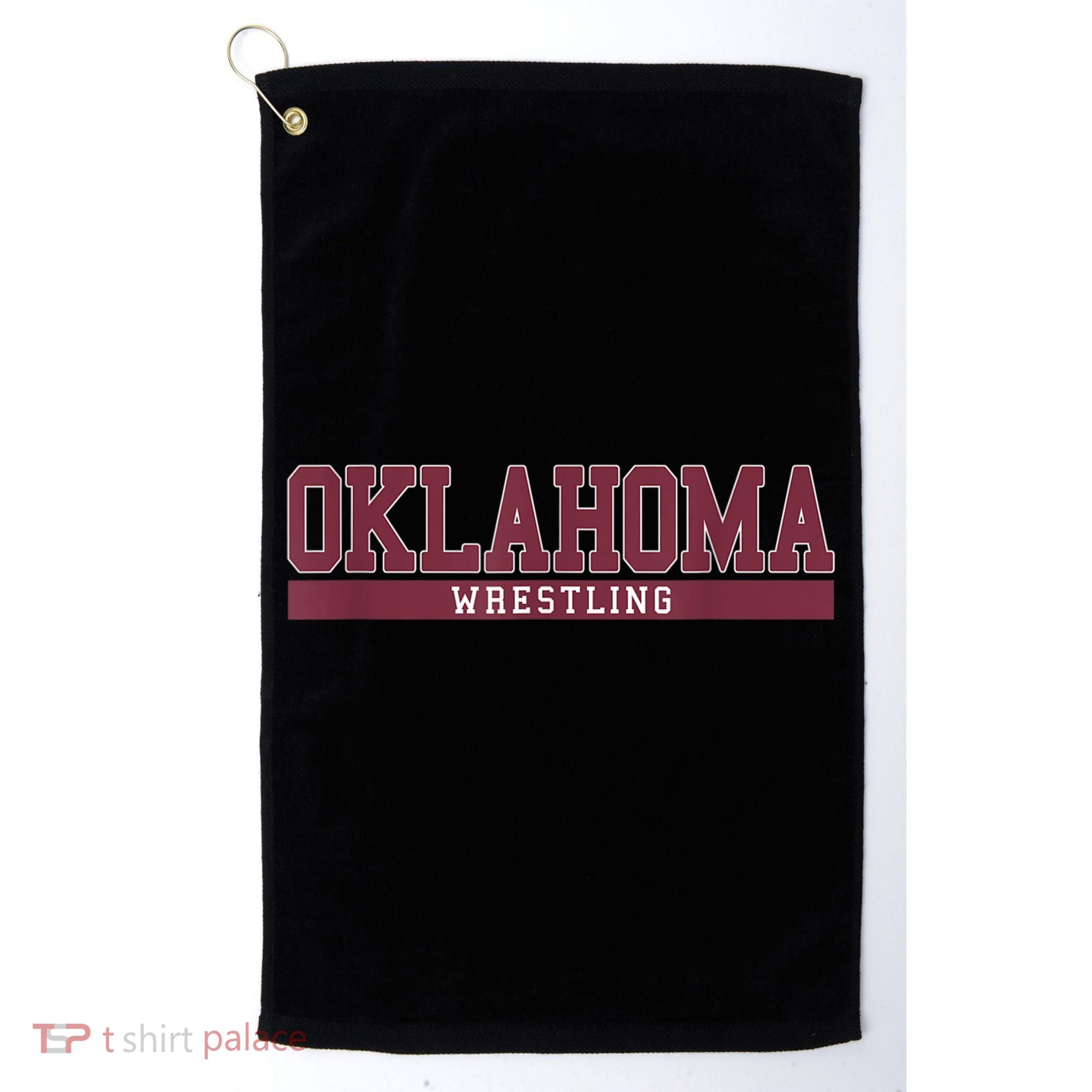 Oklahoma Wrestling Golf Towel