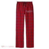 Oklahoma Wrestling Men's Flannel Plaid Pajama Pants thumb 0