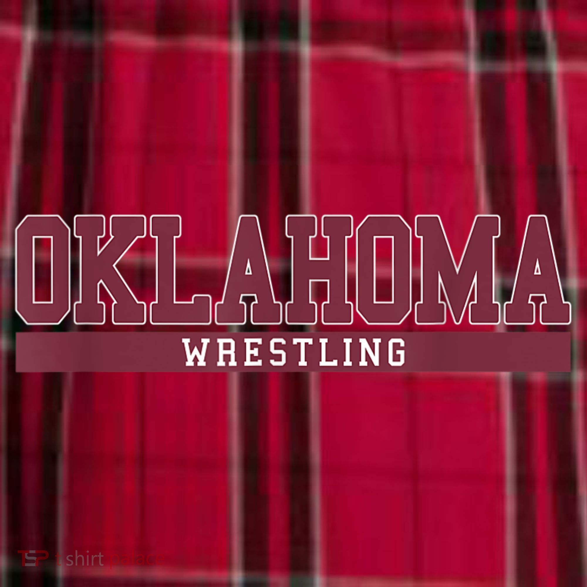 Oklahoma Wrestling Men's Flannel Plaid Pajama Pants