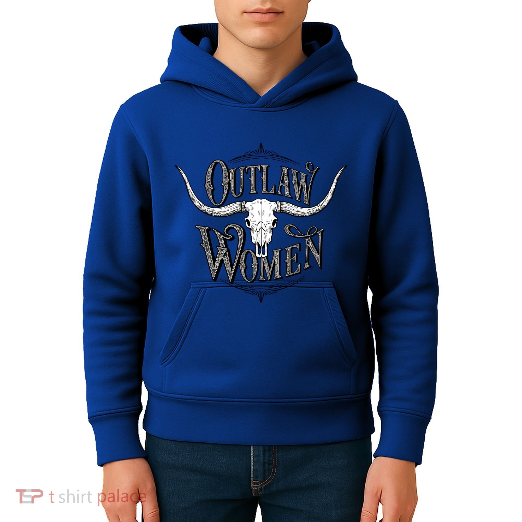 Outlaw Woman Kids Hoodie